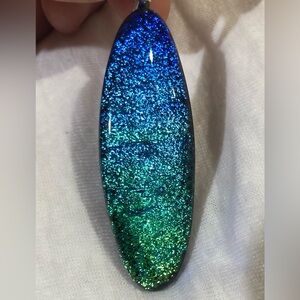 Dichroic glass NWOT pendant
